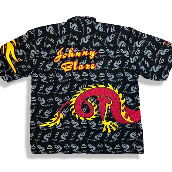 Vintage 90s/Y2K Johnny Blaze Graphic Shirt - Picture 2 of 6
